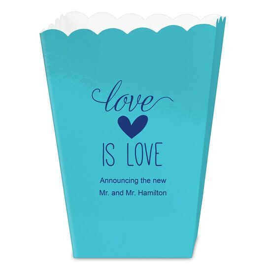 Love is Love Mini Popcorn Boxes